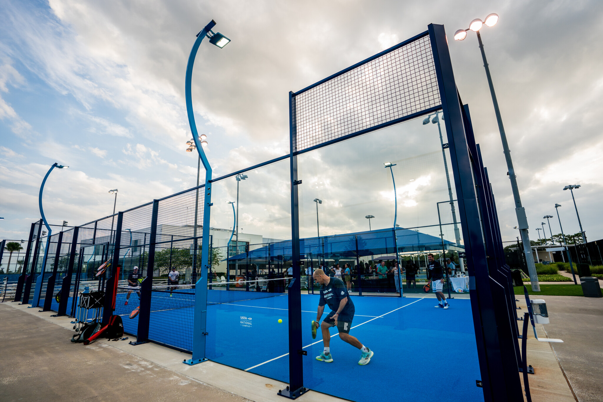 ORLANDO, FL - OCTOBER 7: Official ribbon cutting ceremony for the pickleball and padel courts at the USTA National Campus on October 7, 2021 in Orlando, Florida. (Photo by Manuela Davies/USTA)